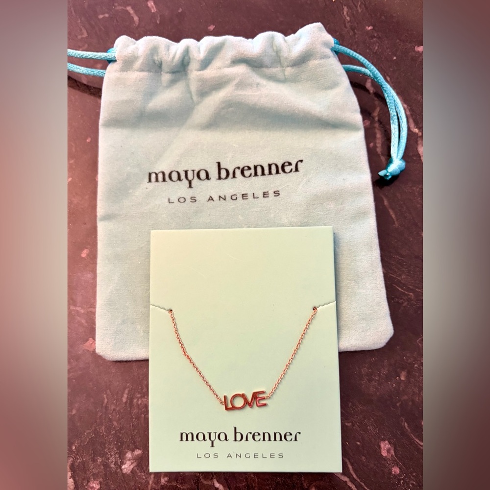 Maya Brenner Gold Tone ‘Love' Bracelet NWOT